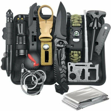 13 in 1 Survival Kit - Tactical Outdoor Camping Survival Gear Kit